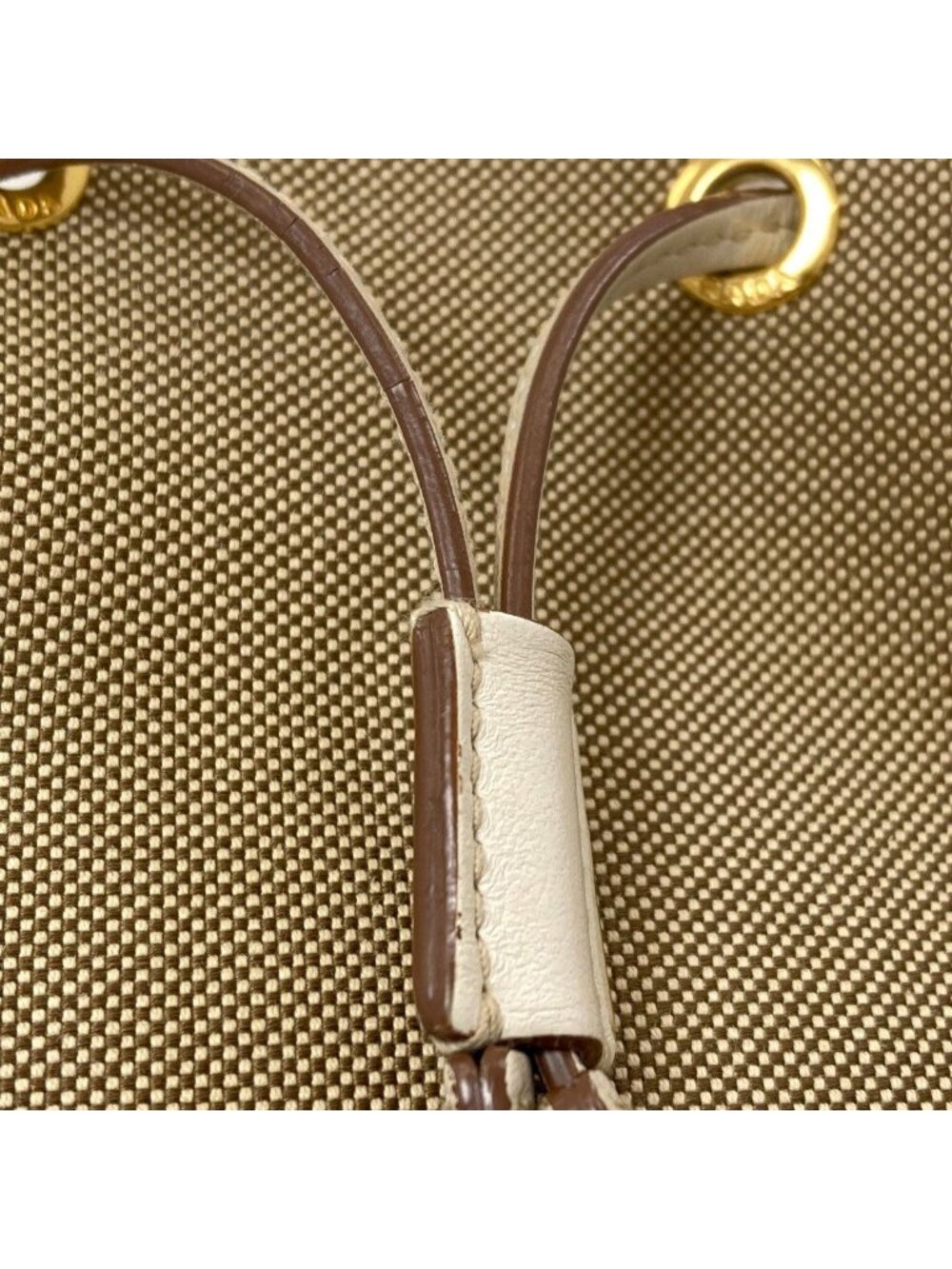 Prada Fiocco Drawstring Bag 2-Way Handbag Canvas - Picture 12 of 15